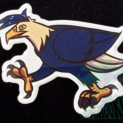 Acrylic animal magnet - cormando the bald eagle
