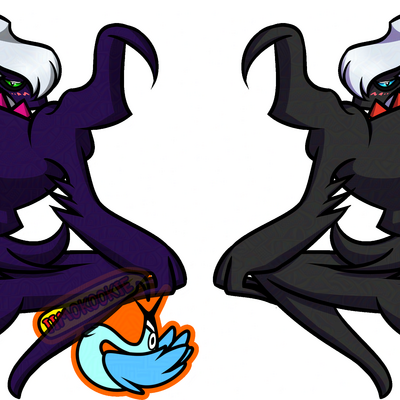 Bootylicious darkrai - double-sided keychain
