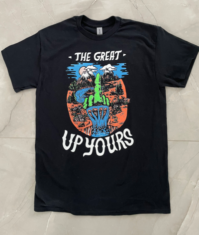 "The Great Up Yours" T-Shirt (black)