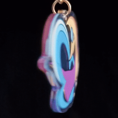 Cresselia - double-sided keychain