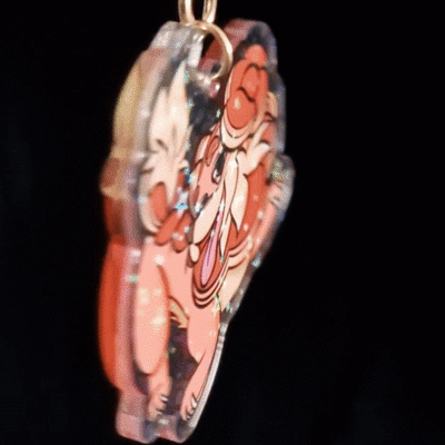 Dachsbun - double-sided keychain