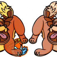 Dachsbun - Double-sided Keychain - Thumbnail 1