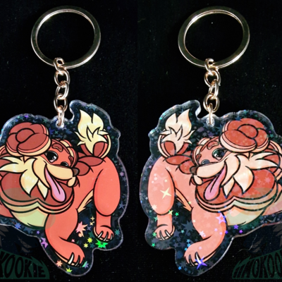 Dachsbun - double-sided keychain