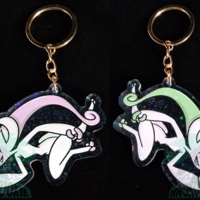 Mewtwo Mega Y - Double-sided Keychain - Thumbnail 2