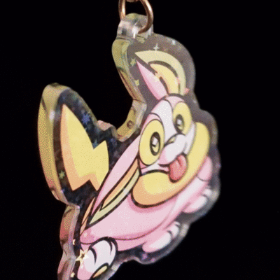 Yamper - double-sided keychain