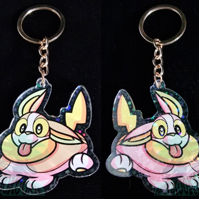 Yamper - double-sided keychain