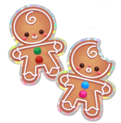 Gingerbread sticker set