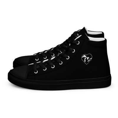 MI Love Womens high top canvas shoes