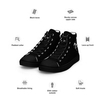 MI Love Mens high top canvas shoes - Thumbnail 2