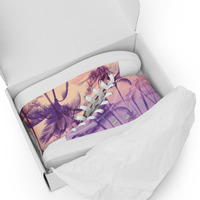 Retro Palms Mens high top canvas shoes - Thumbnail 5