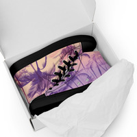 Retro Palms Mens high top canvas shoes - Thumbnail 6