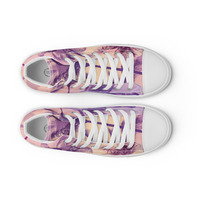 Retro Palms Mens high top canvas shoes - Thumbnail 21