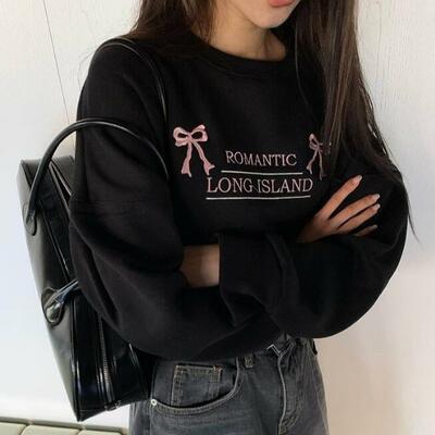 Romantic long island bowknot sweatshit - Thumbnail 1