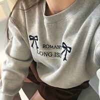 ROMANTIC LONG ISLAND BOWKNOT SWEATSHIT - Thumbnail 2
