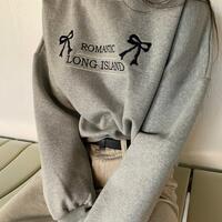 ROMANTIC LONG ISLAND BOWKNOT SWEATSHIT - Thumbnail 3