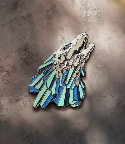 Aquamarine Dragon - Enamel Pin