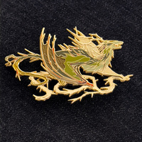 Thorn Dragon - Enamel Pin - Thumbnail 1