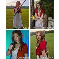 Aerith Gainsborough - Signed 8x10 Cosplay Print