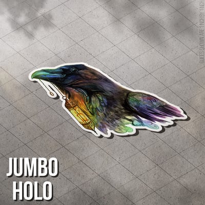 Lantern Crow - Jumbo Holo