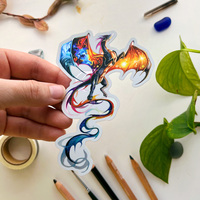 Celestial Dragon - Large Holo Sticker - Thumbnail 1