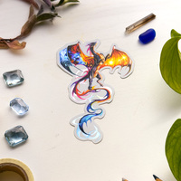 Celestial Dragon - Large Holo Sticker - Thumbnail 2