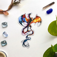 Celestial Dragon - Large Holo Sticker - Thumbnail 3