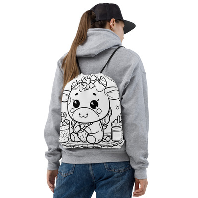 Donkey Baby Drawstring bag