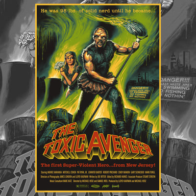 Toxic avenger poster - mondo