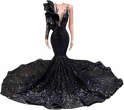 Mermaid Sequined Prom Formal Dress, Prom Gowns,Prom Dresses Z47
