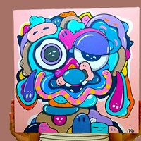 Painting by Maddalena (MAD) "KUDOPOODLE"  - Thumbnail 1