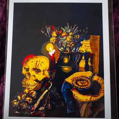 Art print - "these are my friends / see how they glisten"