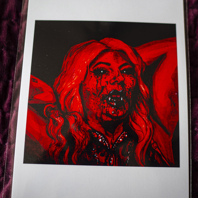 Art print - "blood diva"