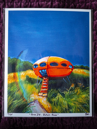 Art Print - "Area 276 - Futuro House"