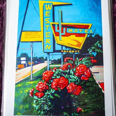 Art print - "western motel"