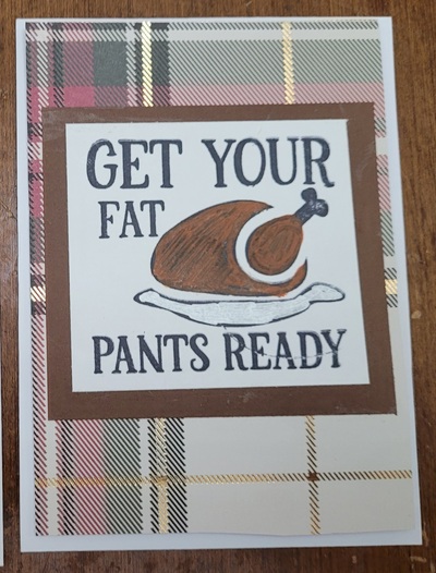 Turkey greeting card 1