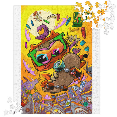 ALLEYCAT SKATE OR FLY Jigsaw puzzle