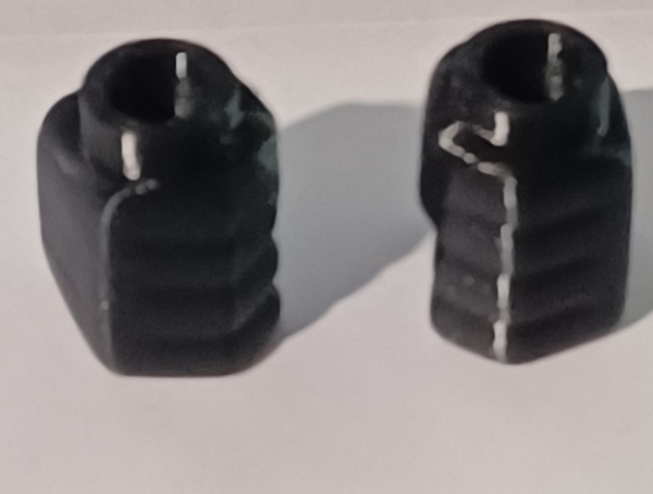 Transformers G1 Nemesis Prime 3D Printed Replacement Fist Set Left & Right Black
