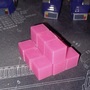 Transformers G1 Energon Cubes 12 Pack of 12.8mm Sized 3D Printed Transluce Pink -1