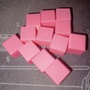 Transformers G1 Energon Cubes 12 Pack of 10mm Sized 3D Printed ABS Hot Pink -1