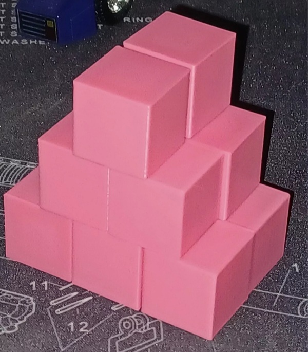 Transformers MP Energon Cubes 12 Pack of 20mm Sized 3D Printed ABS Hot Pink 