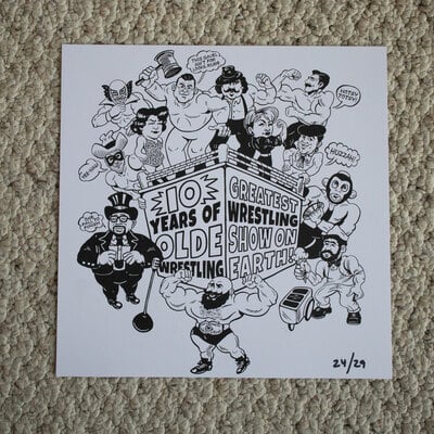 10 year risograph print