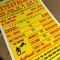 '19 Extravaganza Letterpress Poster - Thumbnail 2