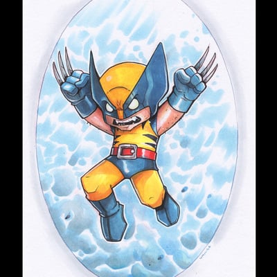 Wolverine original art