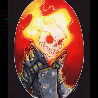 Ghostrider original art