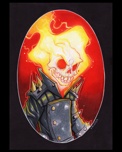 Ghostrider Original Art