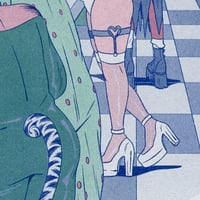 LAST ONE At The Witching Hour Riso Print - Thumbnail 4