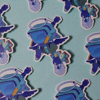 FLCL Canti Groceries Sticker - Thumbnail 2