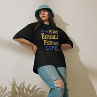 More Extremely Plentiful Life Oversized Heavyweight T-shirt - Thumbnail 1