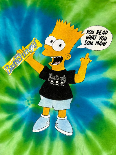 El Barto Bootleg Green Tie Dye 1/1