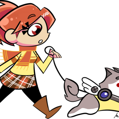 Persona 3 portable femc koromaru 2'' sticker